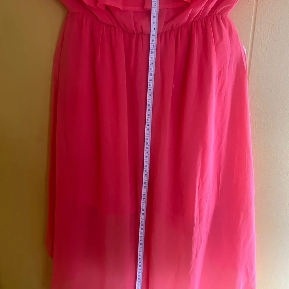 Elegant Pink Ruffled Kids Dress